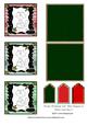 Funky Christmas Cat Mini Toppers & Blank Card Set 2