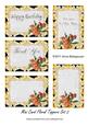Mini Card Floral Toppers Set 2