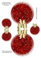 Christmas Bauble Shaped Card, Tag & Gift Card 2
