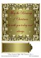 Fancy Embossed Topper with Christmas Text 4