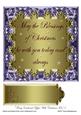 Fancy Embossed Topper with Christmas Text 7