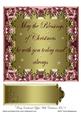 Fancy Embossed Topper with Christmas Text 8