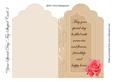 Your Speical Day Tag Shaped Card 3