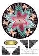 Butterflies Dancing for the Flower Large Round Topper 3