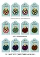 12 Tags with Christmas Baubles 3