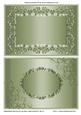 Embossed Metallic Blank Card Fronts Set 2