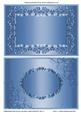 Embossed Metallic Blank Card Fronts Set 5