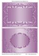 Embossed Metallic Blank Card Fronts Set 6