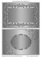 Embossed Metallic Blank Card Fronts Set 9