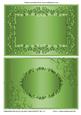 Embossed Metallic Blank Card Fronts Set 10