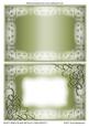 Frosty Swirls Blank Metallic Card Fronts 3