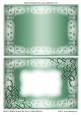 Frosty Swirls Blank Metallic Card Fronts 4