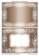 Frosty Swirls Blank Metallic Card Fronts 5