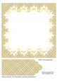 Various Occasions Thin Tartan Blank Card Base & Bookmark 9