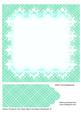 Various Occasions Thin Tartan Blank Card Base & Bookmark 10