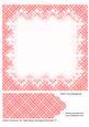 Various Occasions Thin Tartan Blank Card Base & Bookmark 12