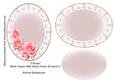 3 Roses Blank Topper with Swirly Frame & Inserts 2