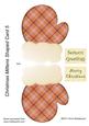 Christmas Mittens Shaped Card 5
