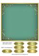 Blank Square Topper with Swirly Corners 7