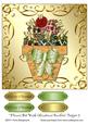 Flower Pot with Christmas Baubles Topper 2