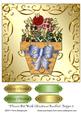 Flower Pot with Christmas Baubles Topper 3