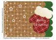 Christmas Mittenscallop Side Cut & Fold Card 3