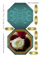 Red & White Roses Octagon Shaped Card 7
