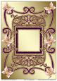 Fancy Blank Frame with Butterflies 2