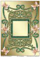 Fancy Blank Frame with Butterflies 4