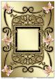 Fancy Blank Frame with Butterflies 5