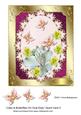 Lilies & Butterflies on Oval Doily Quick Card 5