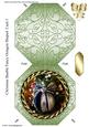 Christmas Bauble Fancy Octagon Shaped Card 3