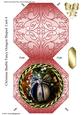 Christmas Bauble Fancy Octagon Shaped Card 4
