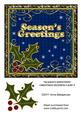 Season's Greetings Christmas Business Card 3