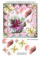 Lily & Roses Bouquet with Butterflies Birthday, Valentine
