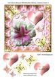 Lily & Roses Bouquet with Butterflies Birthday, Valentine