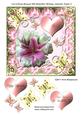 Lily & Roses Bouquet with Butterflies Birthday, Valentine