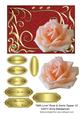 With Love Rose & Swirls Topper 10