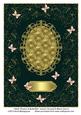 Swirly Flowers & Butterflies Various Occasions Blank Card