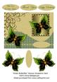 Green Butterflies Various Occasions Card