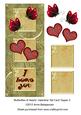 Butterflies & Hearts Valentine Tall Card Topper 2
