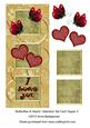 Butterflies & Hearts Valentine Tall Card Topper 3