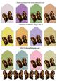 Zartonq Butterfly Tags Set 2