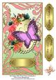 Tall Topper with Floral Frame & Butterfly 2