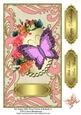 Tall Topper with Floral Frame & Butterfly 5