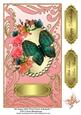 Tall Topper with Floral Frame & Butterfly 7