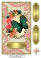 Tall Topper with Floral Frame & Butterfly 11