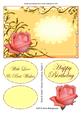 Rose & Swirls Various Occasions Topper 3