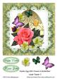 Easter Egg with Flowers & Butterflies Large Topper 3
