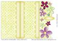 Cute Flowers & Butterflies Letter Fold Card 3